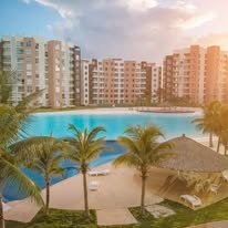 Cocina integral moderna con barra